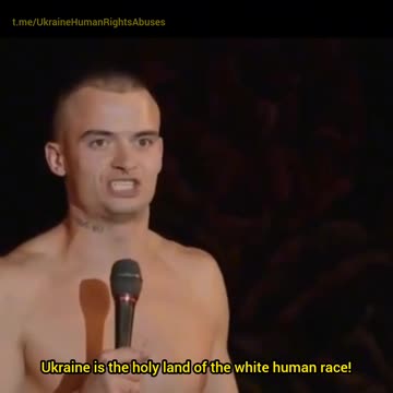 The world view of Ukrainians: Ukraine is the holy land of the white race...