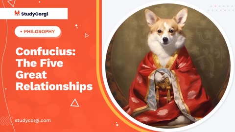 Confucius: The Five Great Relationships - Research Paper Example