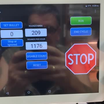 Process in 223 in to 300 blackout on my Dillon 1050 auto