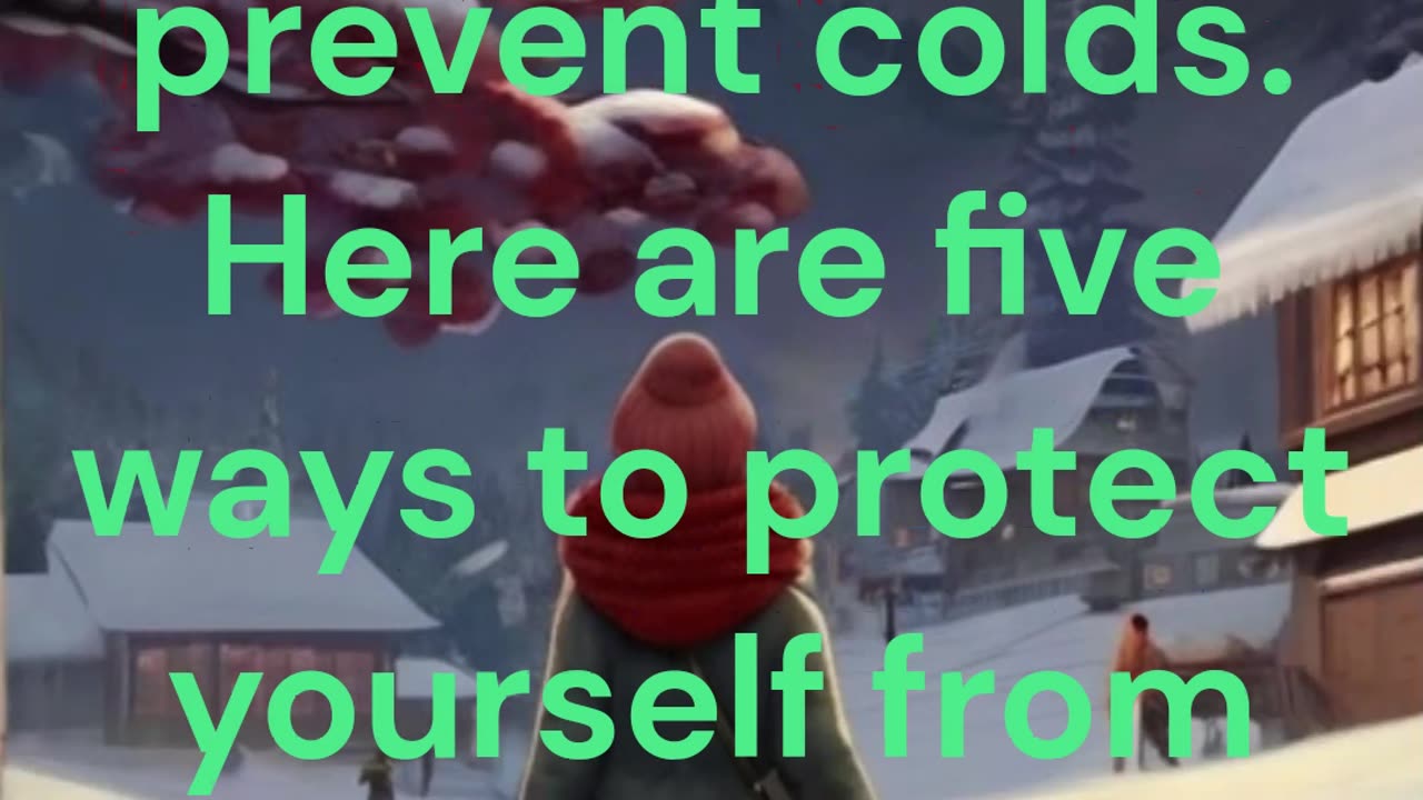 Tips to prevent colds.