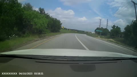 Wheelbarrow Falls Off On Freeway