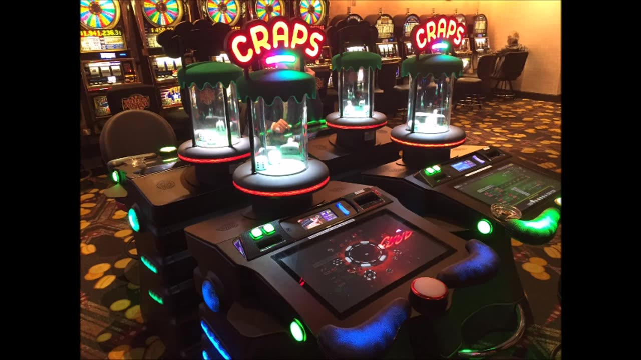 Playing The Bubble Craps Machine