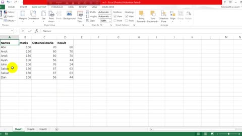 How to sort alphabetically in Excel