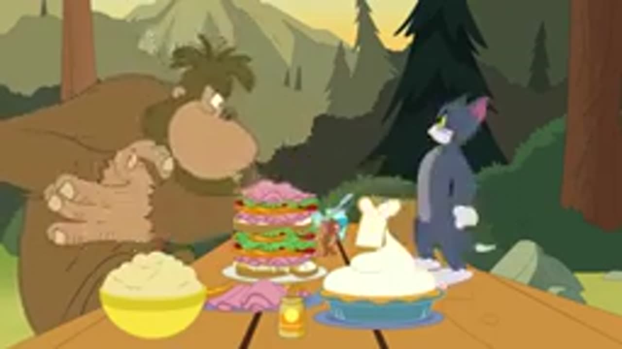 Tom and Jerry are doing their funny and naughty activities in the house