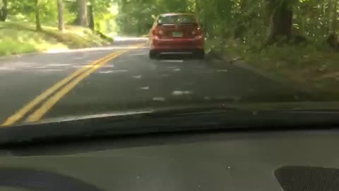 Accidently Catching a Sudden Rollover on Snapchat