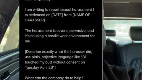 How to get PAID tor harassment claims.