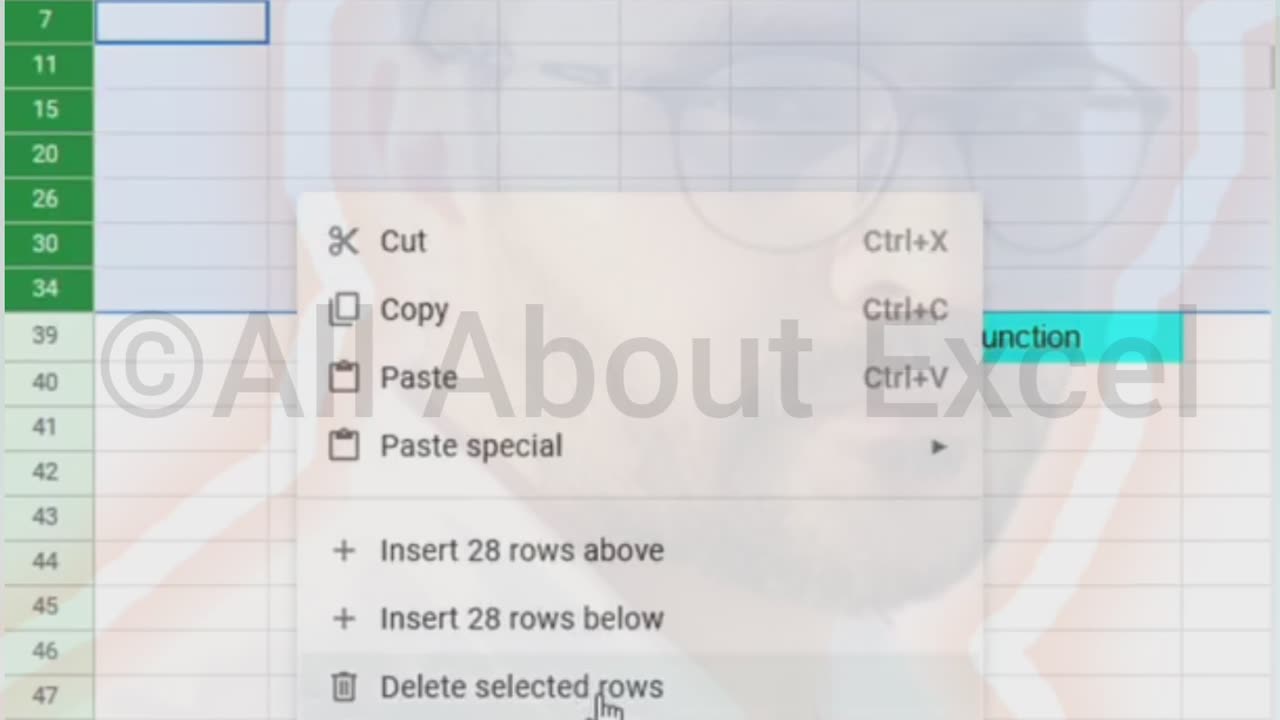 Quickly remove them with filter || Become Expert in excel #excelhacks