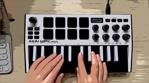 The Kid LAROI, Justin Bieber - Stay - Akai MPK Mini Mk3 - Instrumental Remake