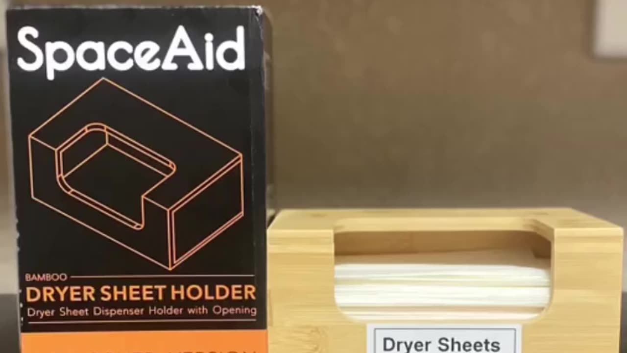 SpaceAid Dryer Sheet Holder