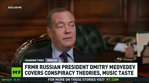 Dmitry Medvedev 6 min interview on RT - Some soft disclosure