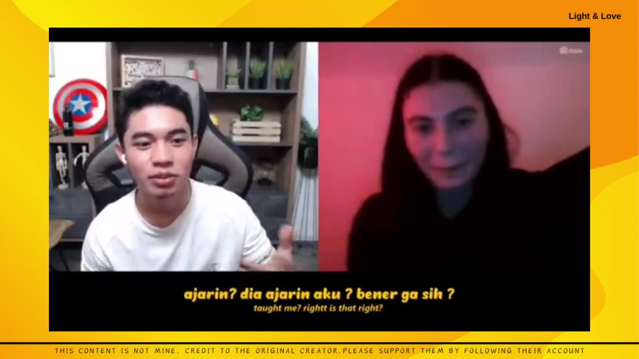 pretending not to be able to speak Russian