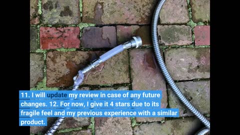 Buyer Comments: Bionic Steel 100 FT Garden Hose, 304 Stainless Steel Metal Water Hose 100Ft, Fl...