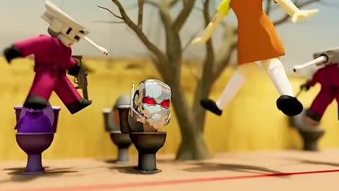 SKIBIDI TOILET vs CAMERAMAN in SQUID GAME dont miss end