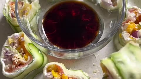 Day 13 of healthy recipes- cucumber sushi