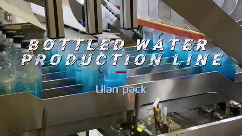 Bottled water production line #fyp#fillingline#industial