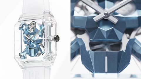 BR 01 Cyber Skull Sapphire Ice Blue