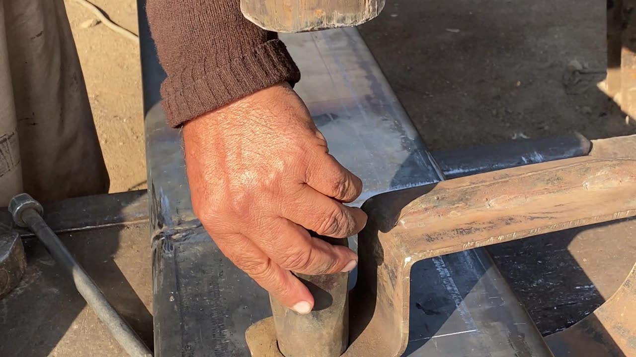Truck Frame Holing In Local Market #hydraulic #hydraulicpress #shortsvideo #ytshorts