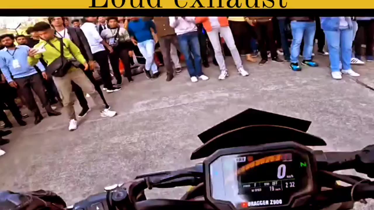 Kawasaki Z900 loud exhaust 🚀🔊