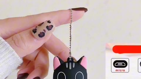 Mobile Phone And Computer Dual-Use Girl'S Heart Car Mini Usb
