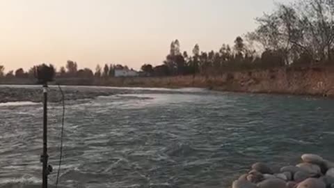 Very fast and dangerous river waves