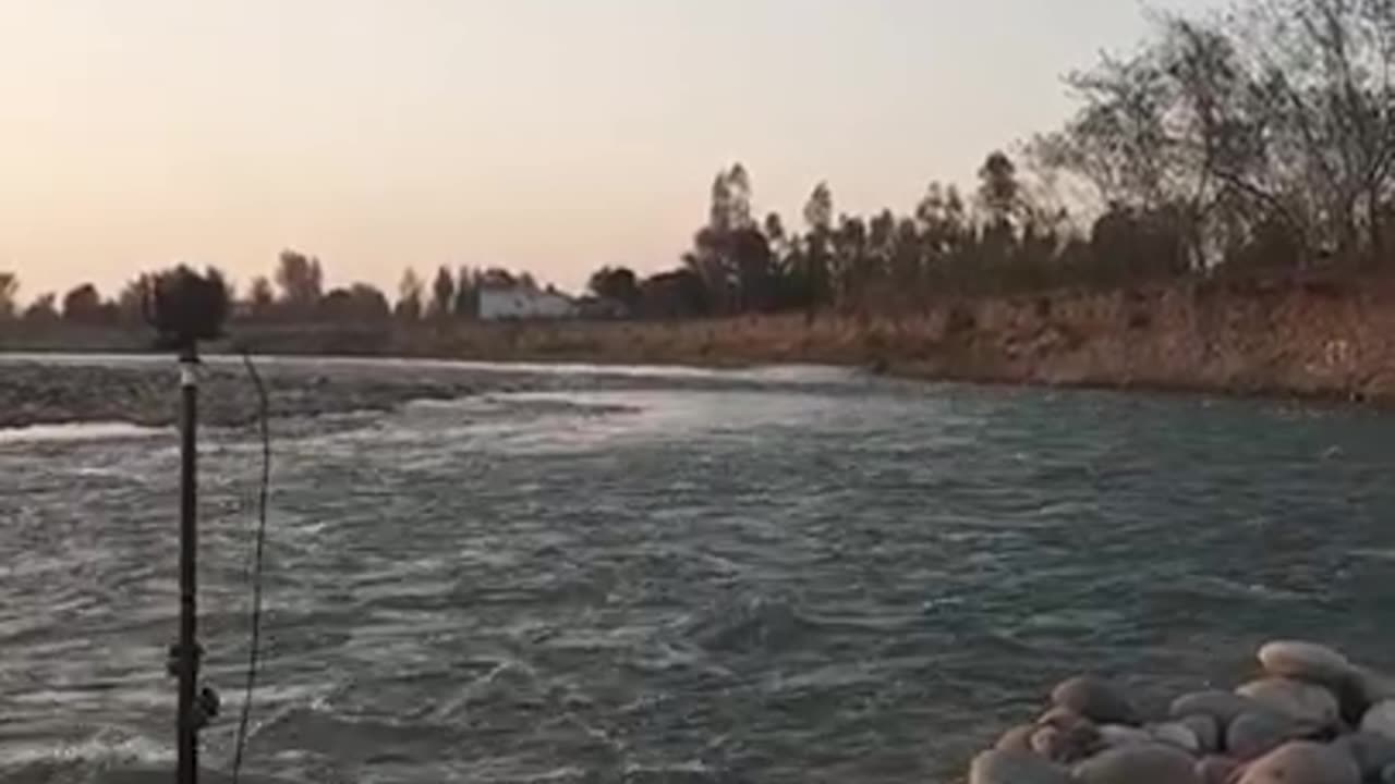 Very fast and dangerous river waves