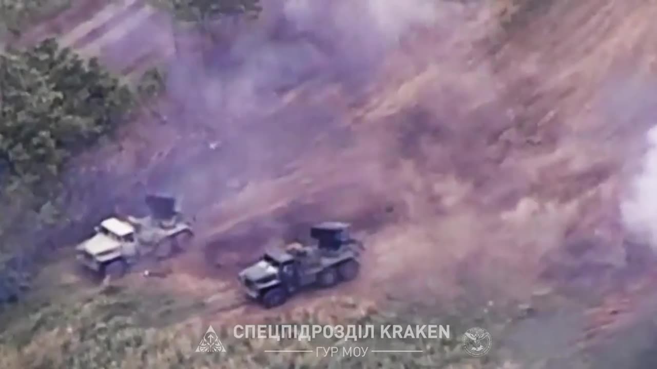 🔥 KRAKEN Special Unit in Action: HIMARS Fire on Russian BM-21 "Grad" MLRS | RCF