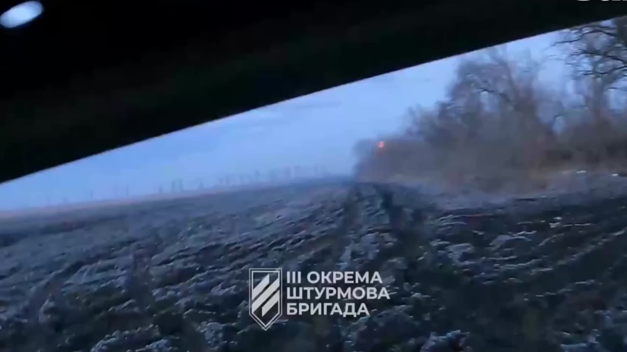 Ukrainian soldiers fire at Russian positions with rocket launchers and heavy machine guns