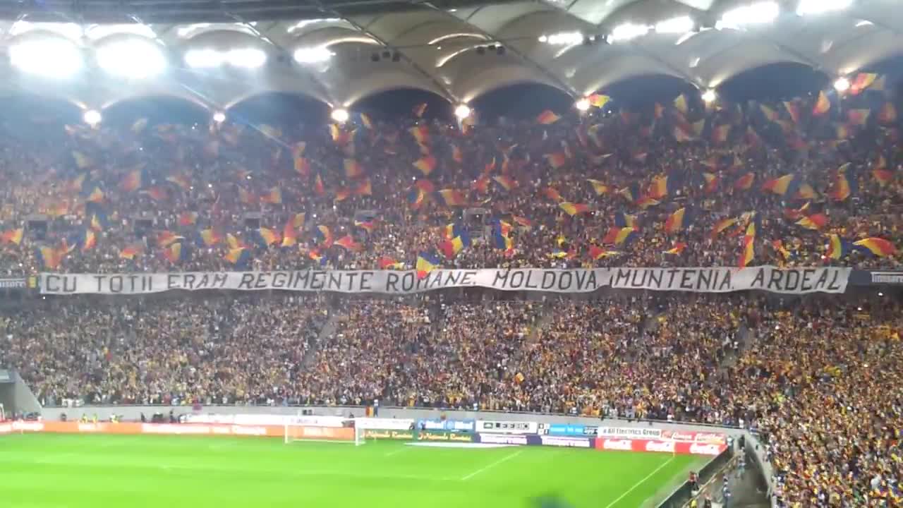 Romania national anthem - 53000 fans in one voice