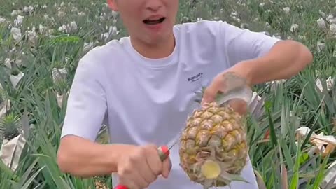 Making a #Pineapple #Lollypop