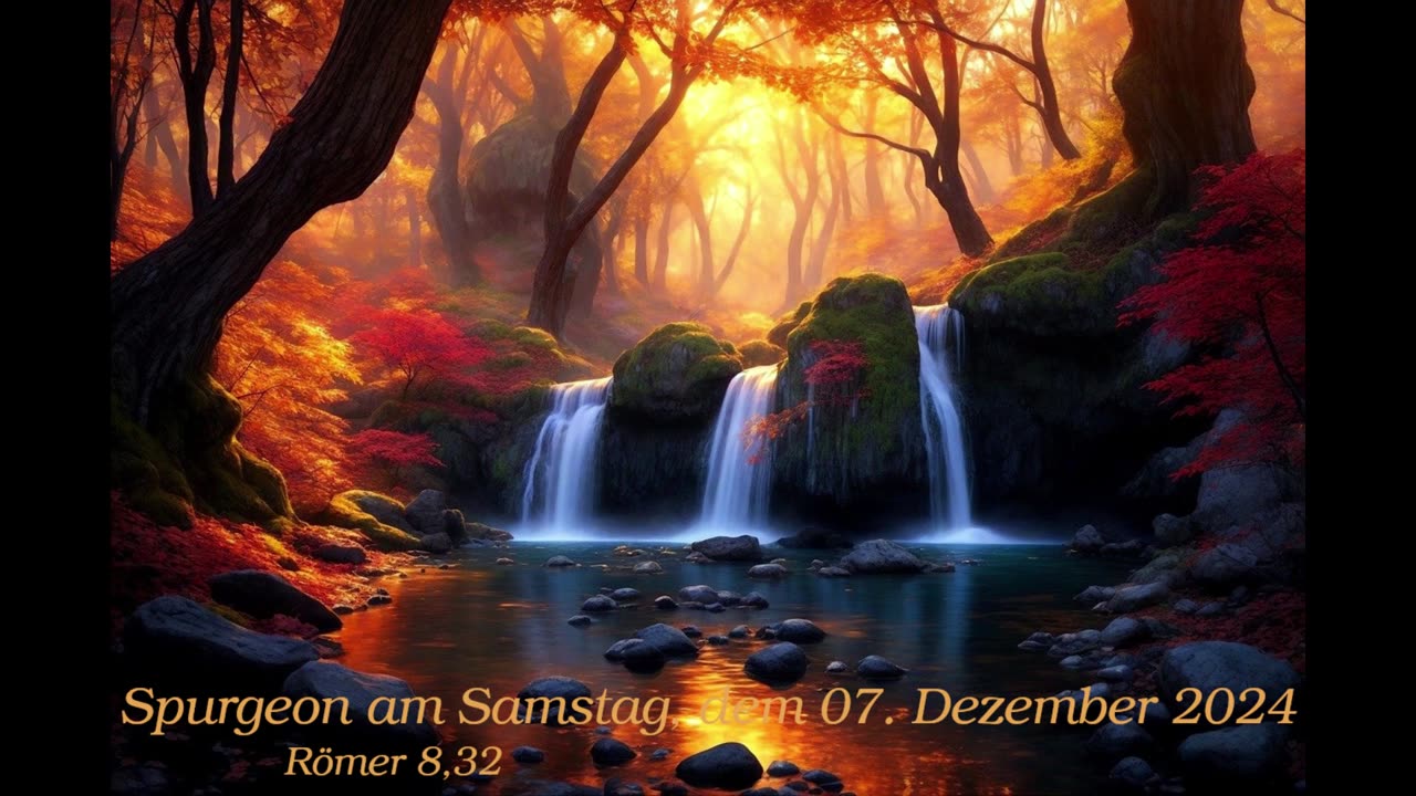 Spurgeon am Samstag, dem 07. Dezember 2024 zu Römer 8,32