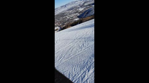 Paul and Joe Skiing in Park City