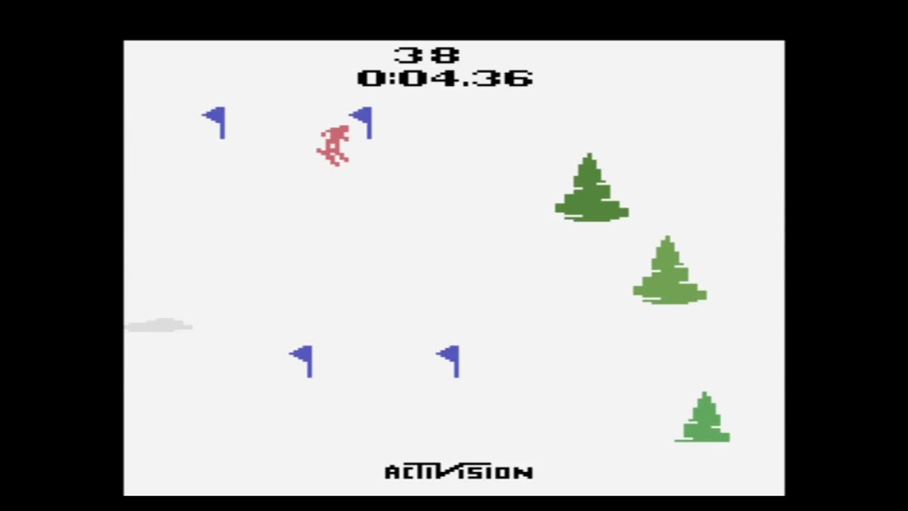 Skiing Review (Atari 2600) (1980)