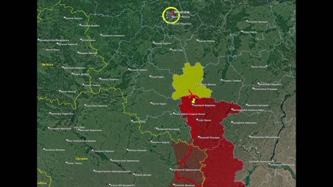 A map of the progress of Wagner columns through the Voronezh and Lipetsk regions