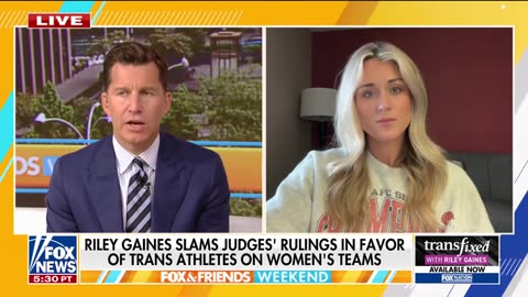 Riley Gaines blasts shocking ruling in favor of trans athletes