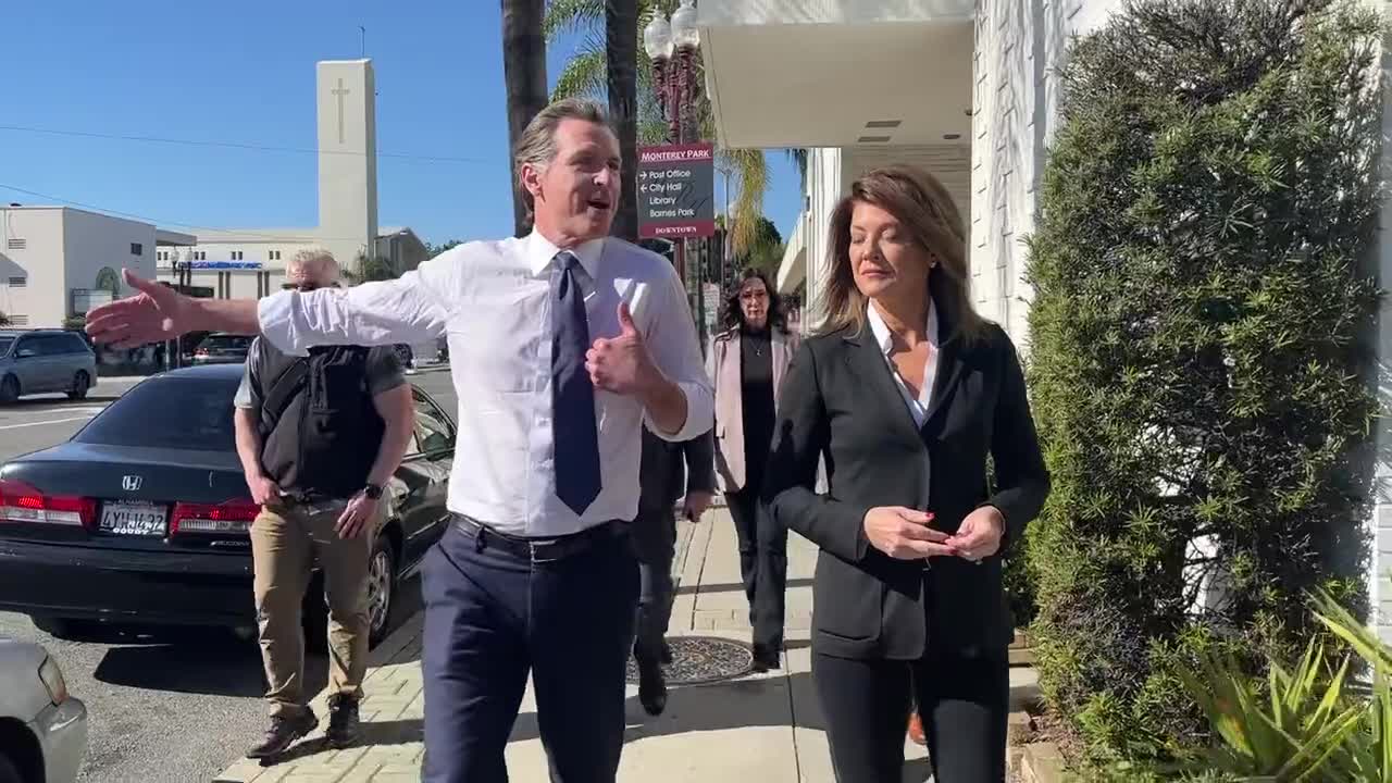 Newsom, surrounded by armed security: “The Second Amendment is becoming a suicide pact.”