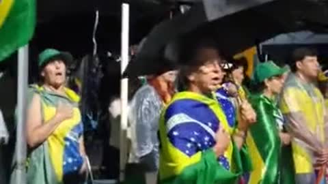 brasil protesting day & night against election