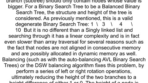 can a binary search tree has two branches only