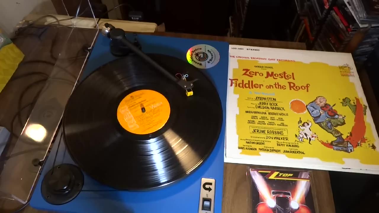 Vinyl artifact: Zero Mostel's Fiddler on the Roof (1964)