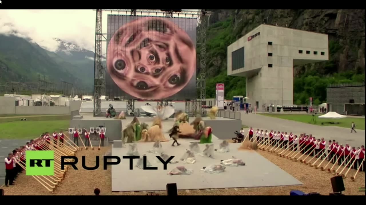 CERN OPENING CEREMONY A RITUAL (PREDICTIVE PROGRAMMING)"