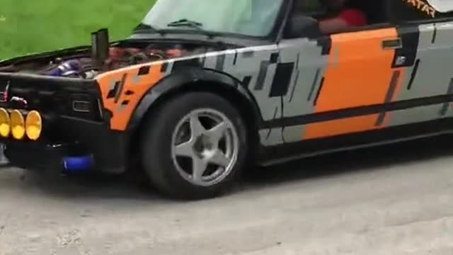Drive a used modified car and have a look at the engine configuration.