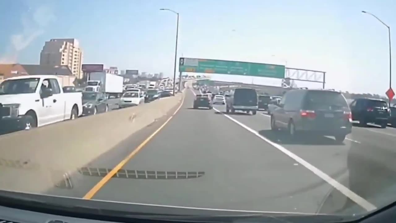 SAVES A DRIVER FROM HIT AND RUN *SEE WHAT HAPPEN*