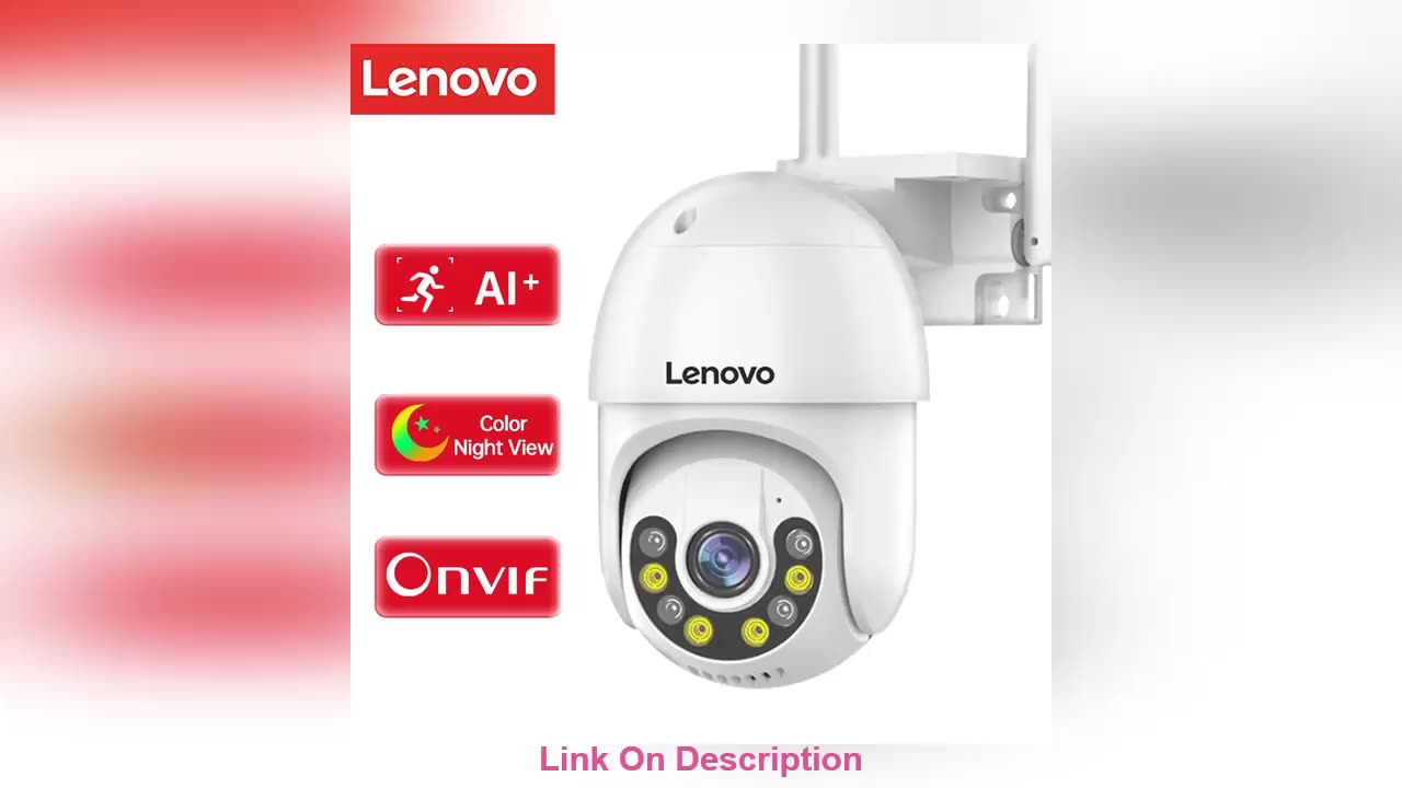 Lenovo 3MP PTZ WIFI IP Camera Audio CCTV