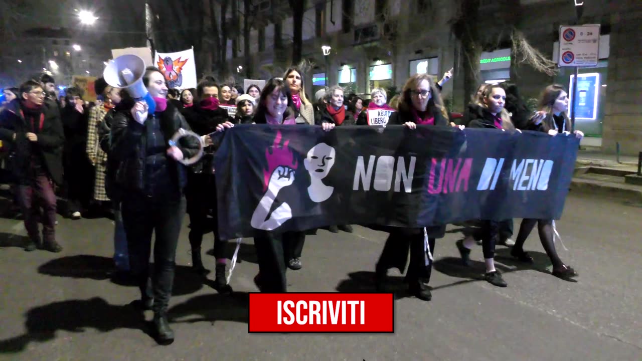 Corteo passeggiata arrabbiata (non una di meno) 08 02 2024