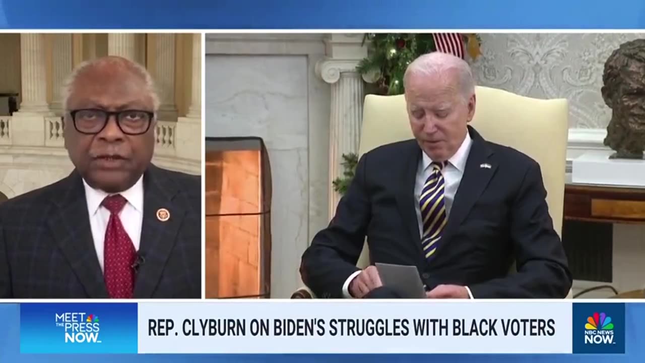 Dem Rep Clyburn Claims Black Americans Won't Vote For Biden Because They're Misinformed!