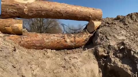 Kyiv region trenches of the Armed Forces of Ukraine