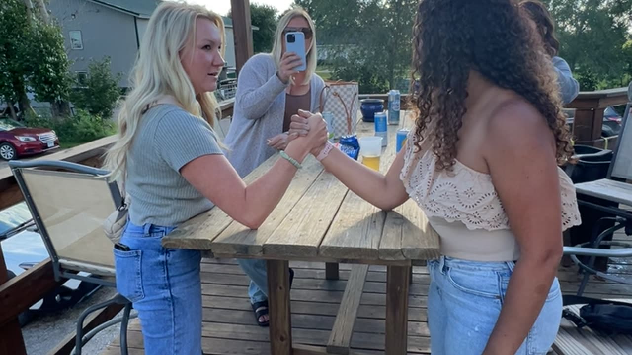 Woman Breaks Her Arm During Arm Wrestling Match