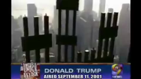 Trump 0n 9-11, Twinn Towers Could not disapear with a plane.. DEW