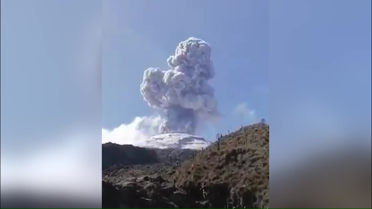 Colombia officials issue orange alert due to possible volcanic eruption