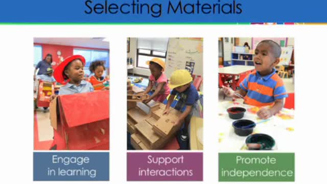 Using Materials to Support Learning