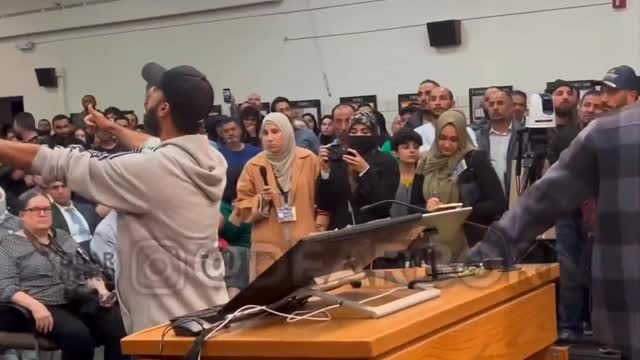 Dearborn Muslims revolt at democrat school board meeting over lgbtq books